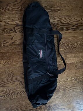 Jansport Black Travel Duffel with Shoulder Strap